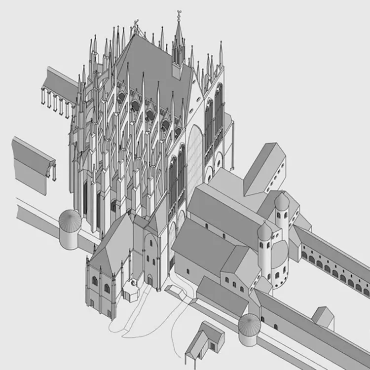 Wie der Kölner Dom im 13. Jahrhundert gebaut wurde