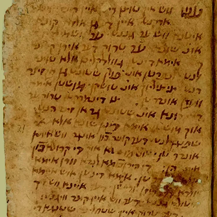 Der Dukus Horant – Ein Fragment zwischen hebräischer Schrift und deutscher Sprache