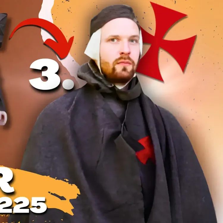 SO sah ein TEMPLER im Mittelalter aus!