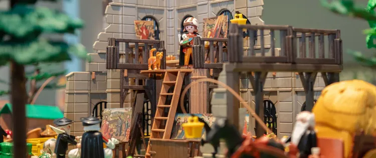 ›PLAYMOBIL-Abteigeschichte(n) – Diorama Artist Oliver Schaffer‹ im Museum Abtei Liesborn