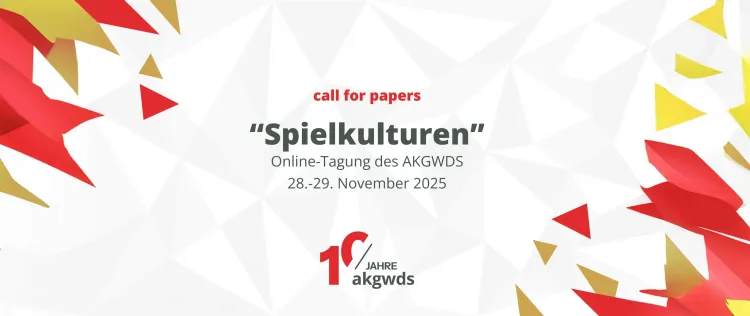 Call for Papers ›Spielkulturen‹ des Arbeitskreises Geisteswissenschaften und Digitale Spiele