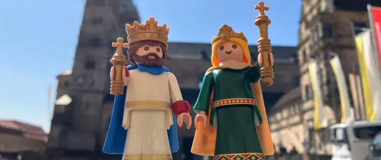 Kaiser Heinrich und Kunigunde als Playmobil-Sonderfiguren